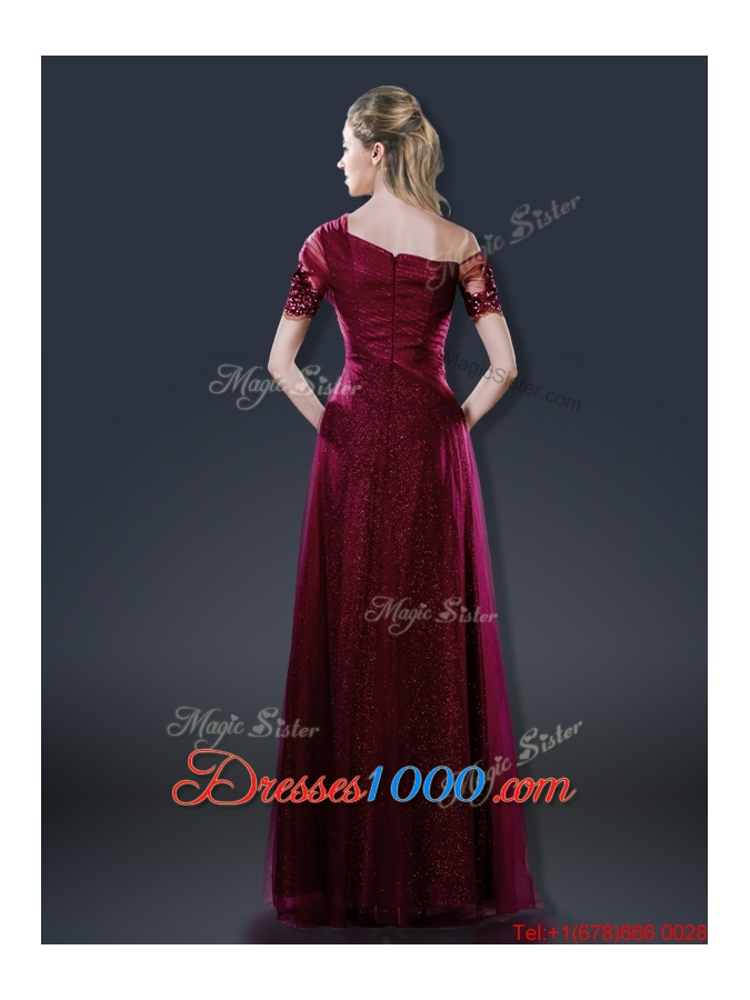 Perfect Empire Appliques Prom Dresses with Asymmetrical
