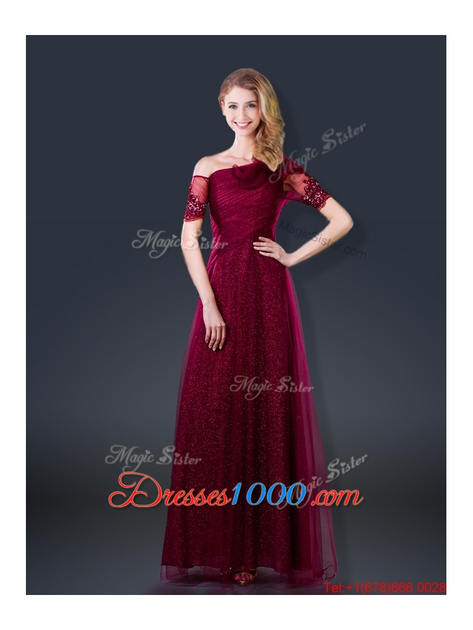 Perfect Empire Appliques Prom Dresses with Asymmetrical