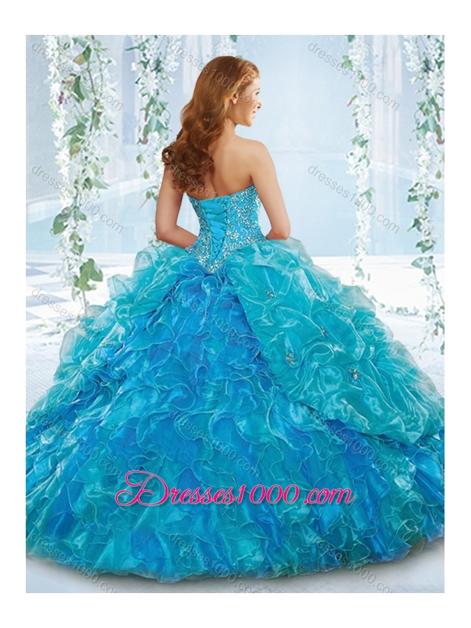 Cut Out Bust Beaded Bodice Detachable Quinceanera Dress with Halter Top