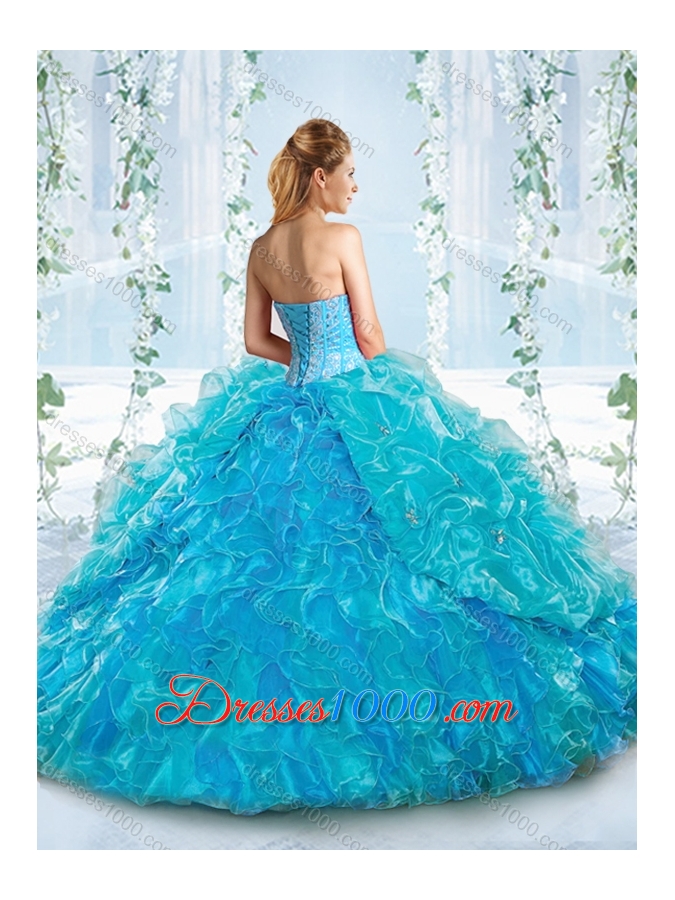 Discount Beaded Bodice Visible Boning Rose Pink Sweet Fifteen Dresses