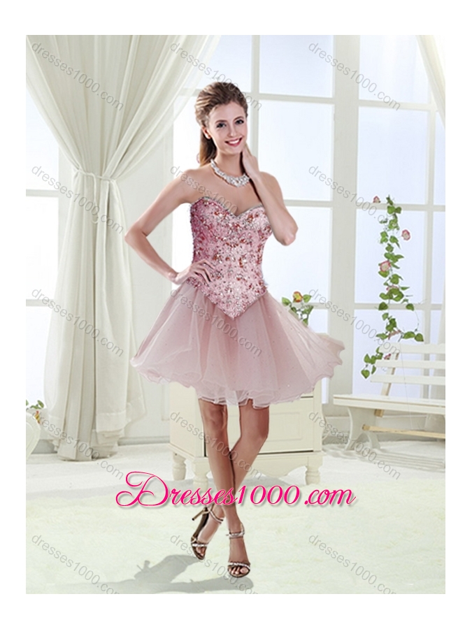 Decent Rolling Flowers Really Puffy Sweet Fifteen Dresses with Beading