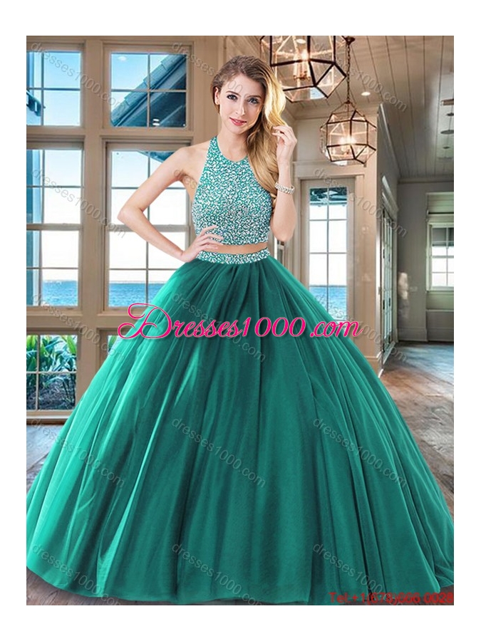 Simple Floor Length Beaded Decorated Waist Quinceanera Dress in Wine Red