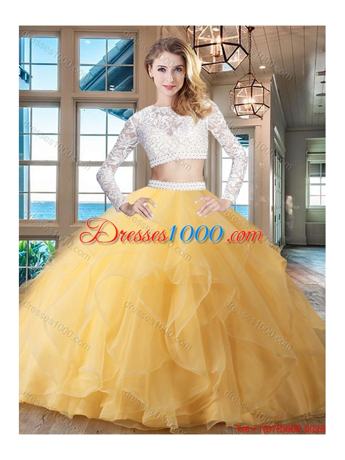 big puffy yellow dress