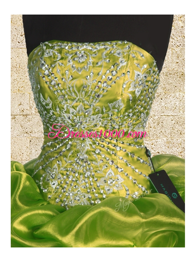 Edgy Floor Length Ball Gowns Sleeveless Olive Green 15 Quinceanera Dress Lace Up