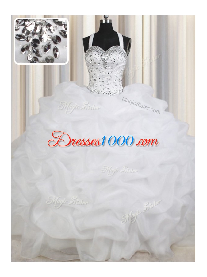 Low Price Pick Ups Floor Length White 15 Quinceanera Dress Straps Sleeveless Lace Up