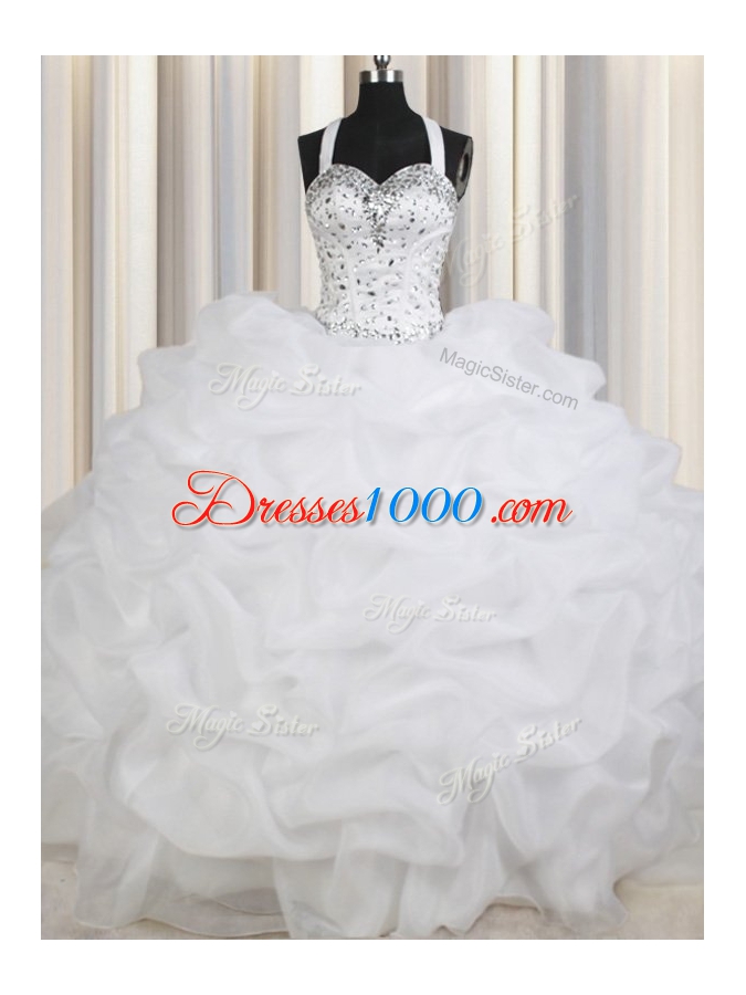 Low Price Pick Ups Floor Length White 15 Quinceanera Dress Straps Sleeveless Lace Up