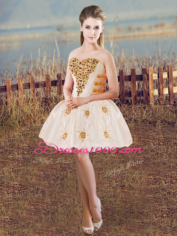 Organza Sleeveless Floor Length Sweet 16 Quinceanera Dress and Beading and Ruffled Layers