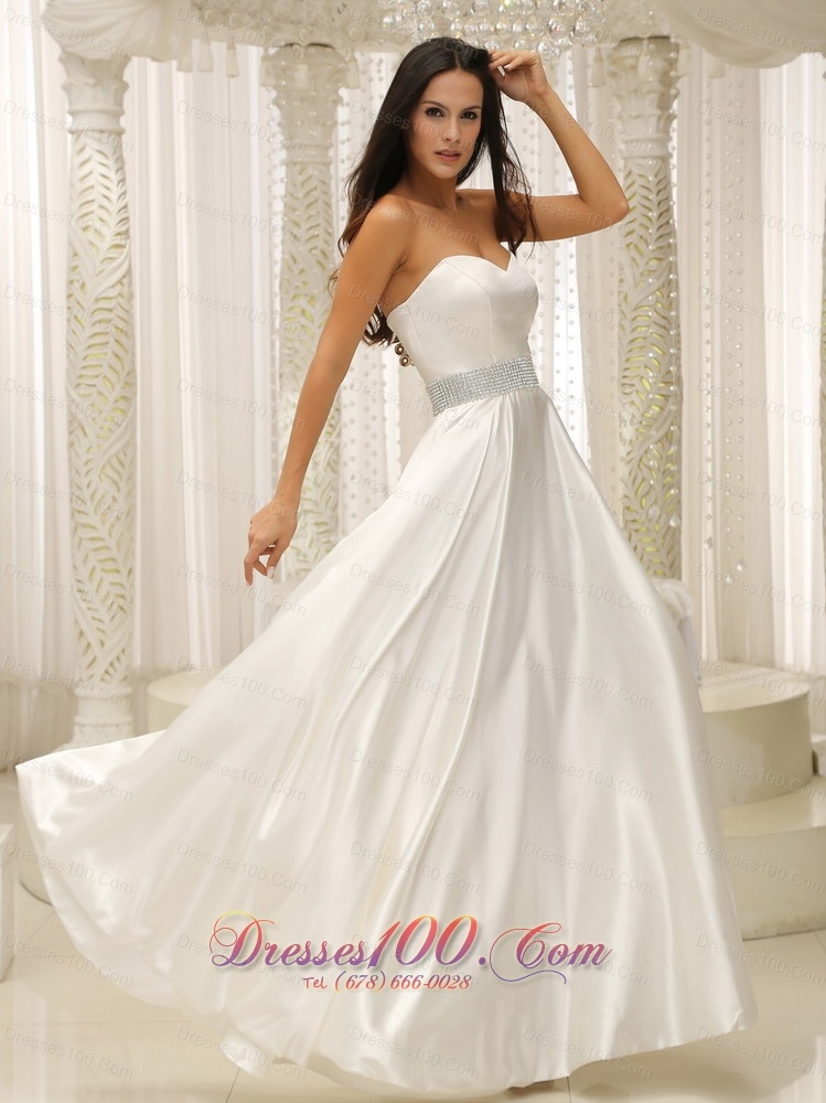 2013 Unique Elastic Woven Wedding Gown Beaded Sash