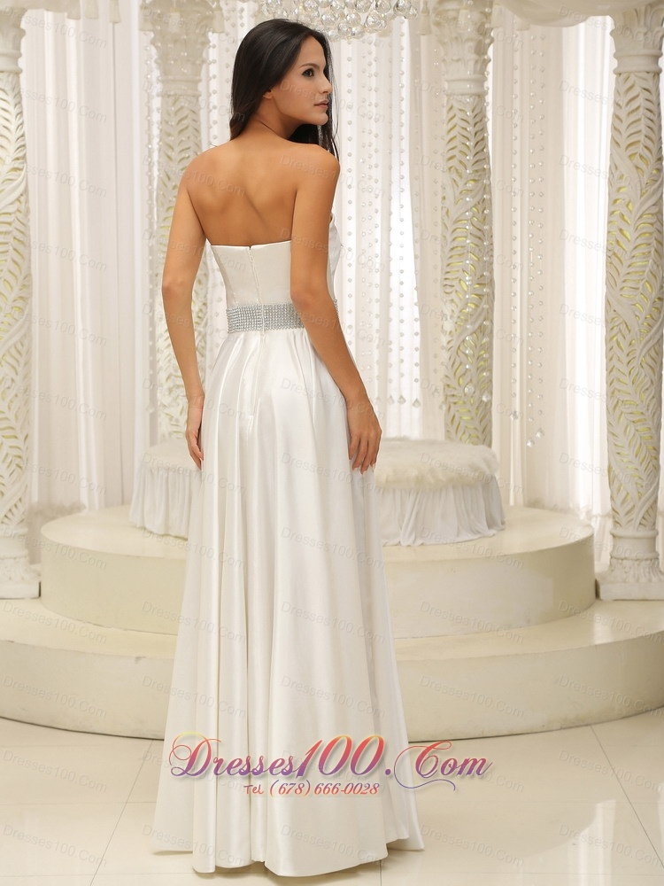 2013 Unique Elastic Woven Wedding Gown Beaded Sash