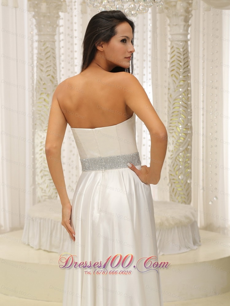 2013 Unique Elastic Woven Wedding Gown Beaded Sash