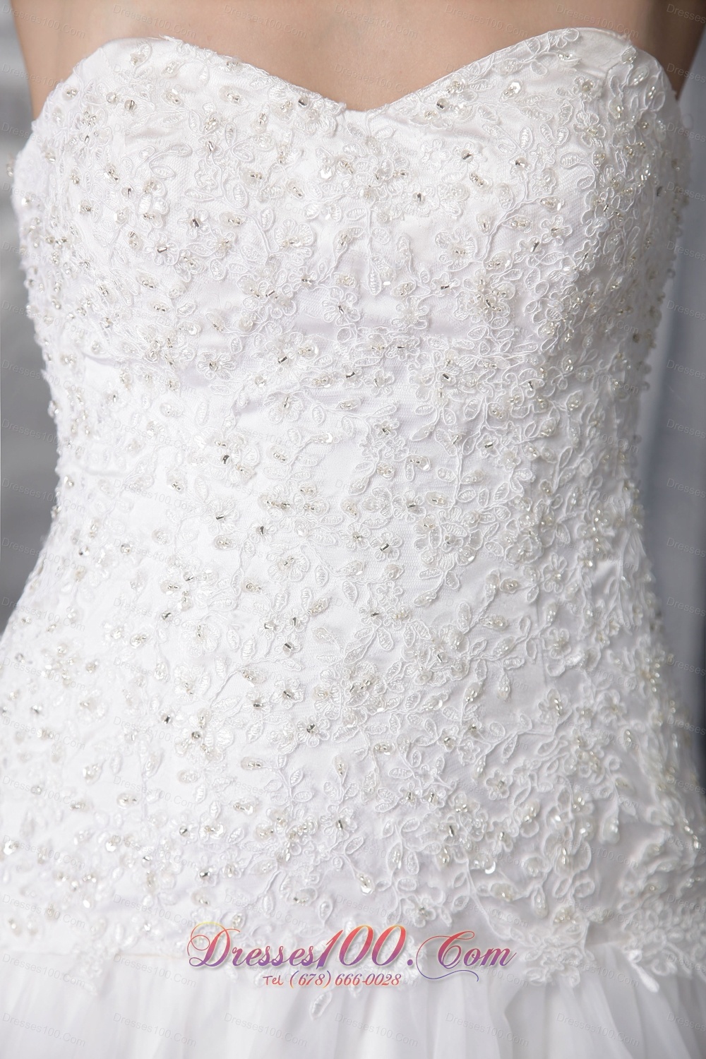 Wedding Dress Court Train Sweetheart Princess Organza