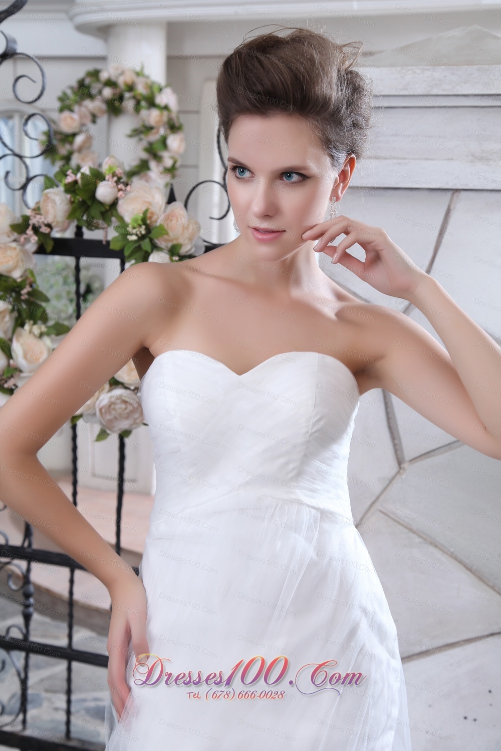 Mermaid Sweetheart Lace Wedding Dress Court Train