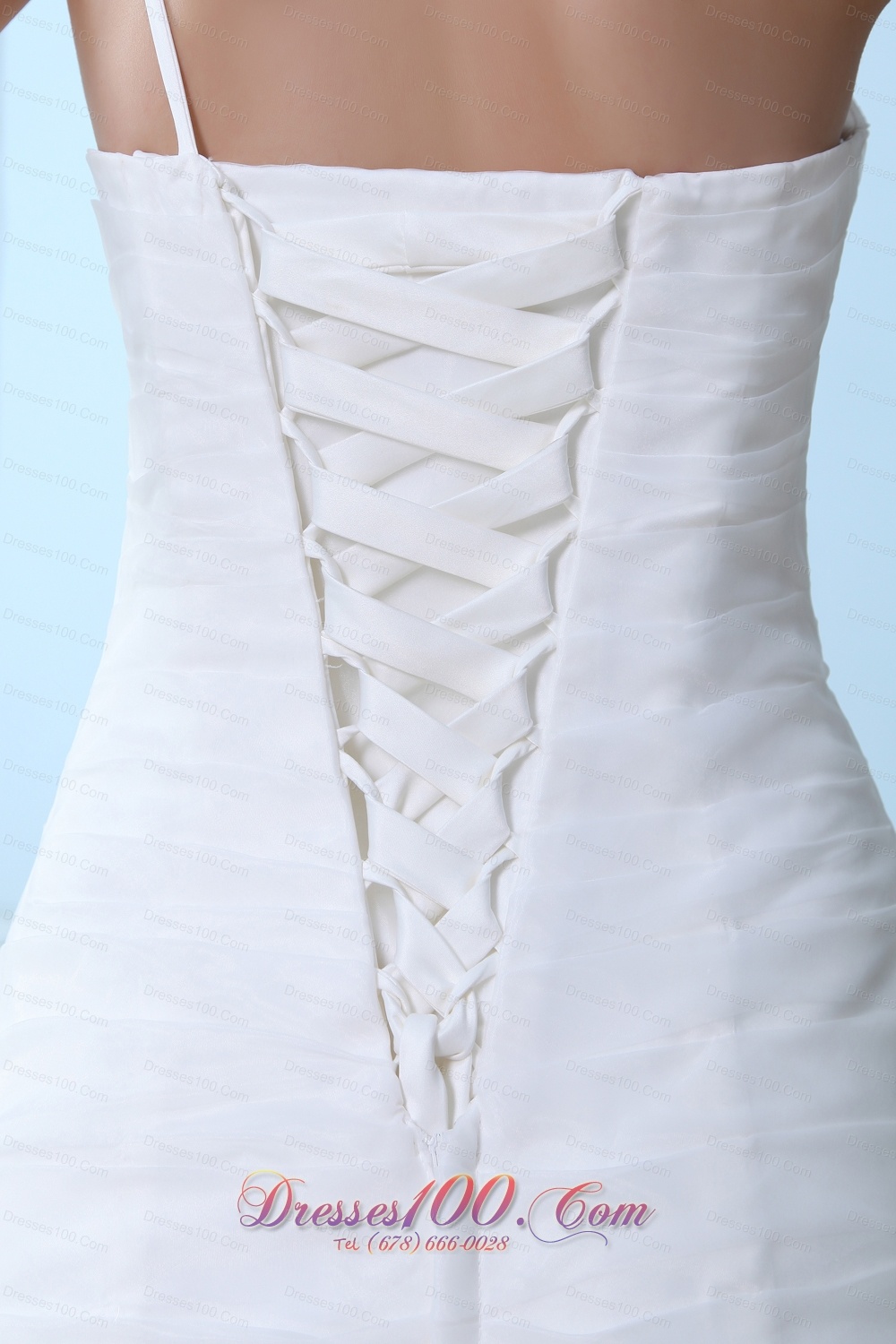 One Shoulder Hand Made Flower Mermaid Wedding Gown