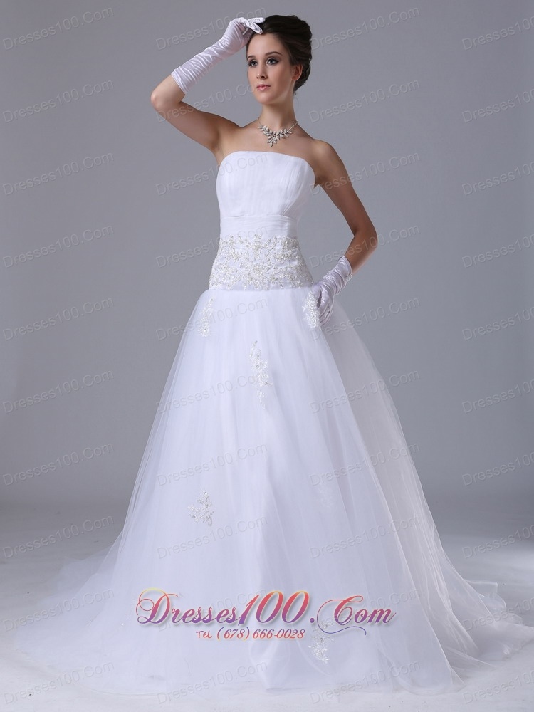 Wedding Dress Beading Decorate Sash Tulle