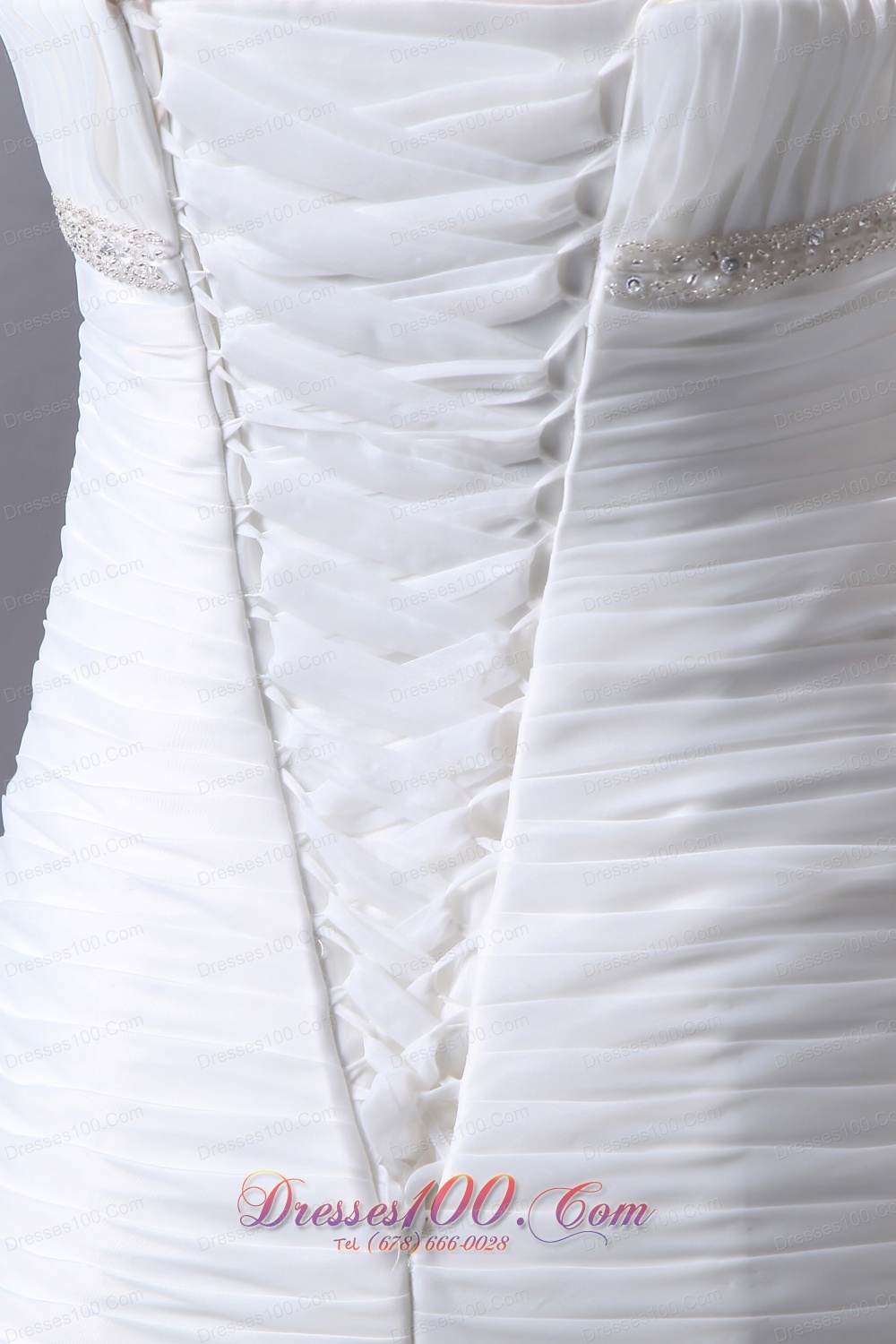 Gorgeous Mermaid Ruffles Bridal Gowns Empire Ruching