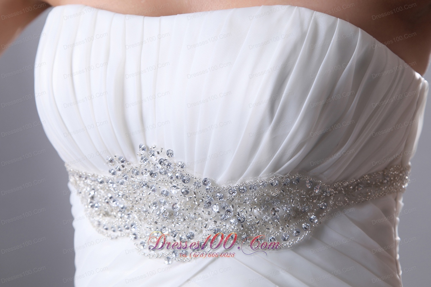 Gorgeous Mermaid Ruffles Bridal Gowns Empire Ruching