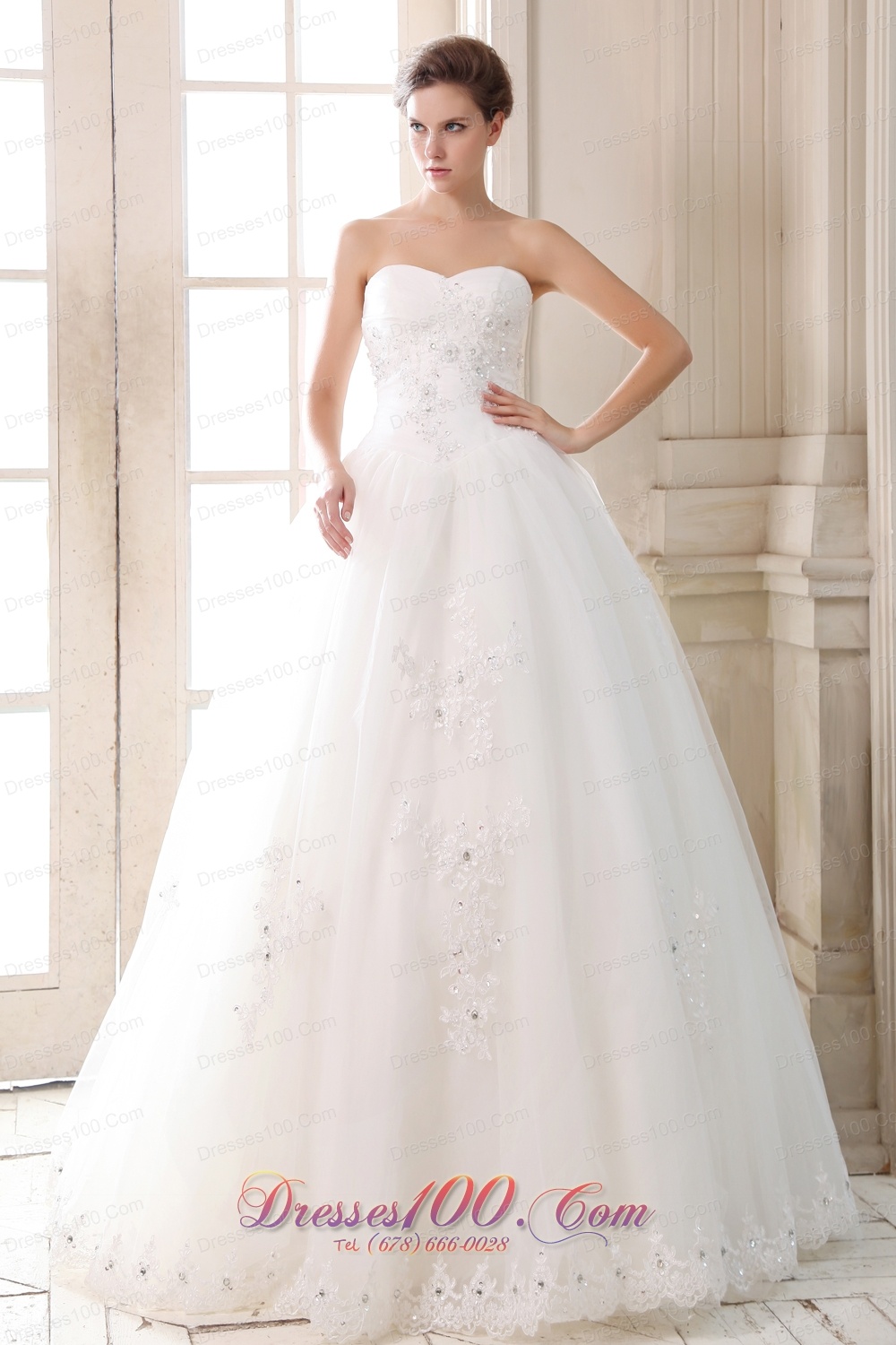 Beading Bridal Dress Sweetheart Empire Fairy Tales Tulle