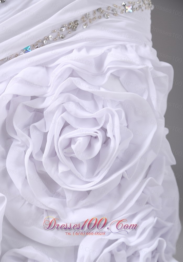 Rolling Flower Mermaid Beading and Ruch Bodice Bridal Dresses