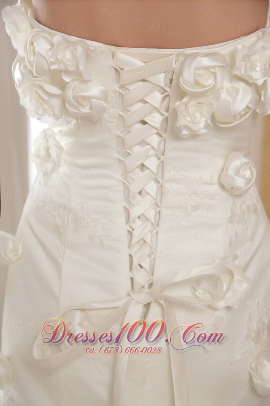 Strapless Lace and Taffeta Bridal Dresses 2013