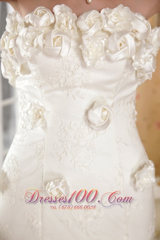 Strapless Lace and Taffeta Bridal Dresses 2013