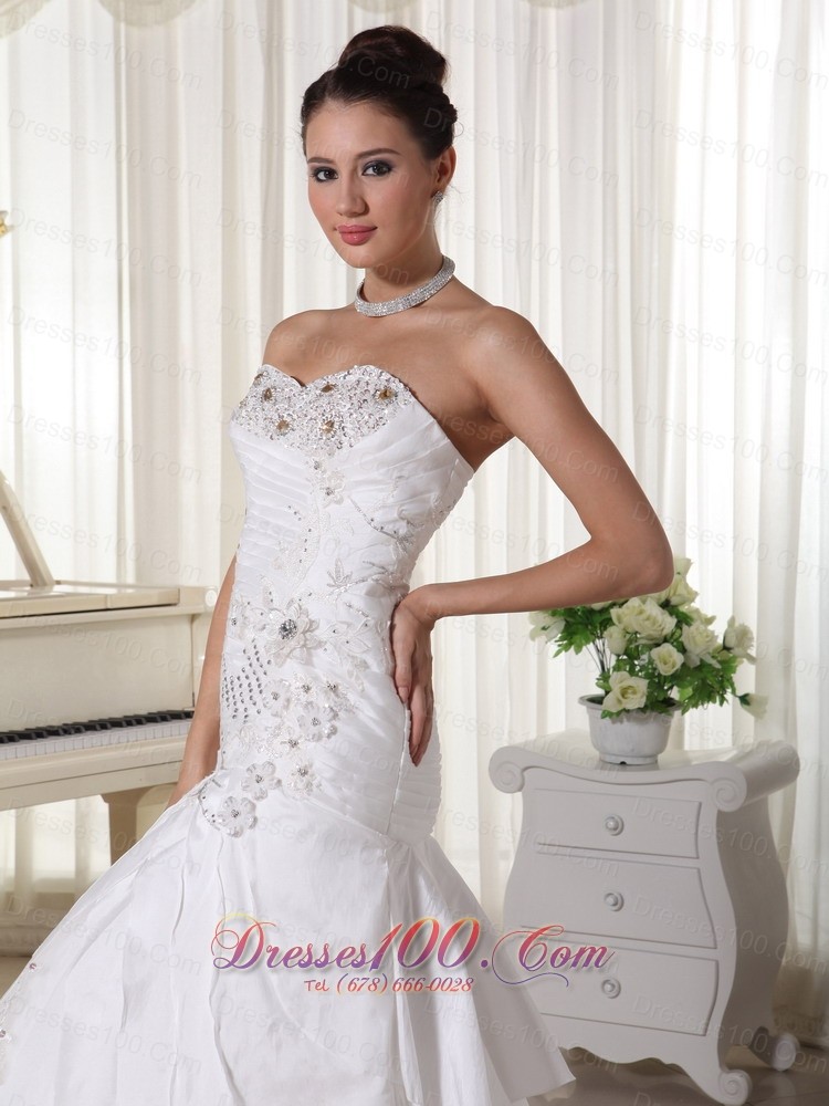 Latest Beading and Layers Wedding Dress