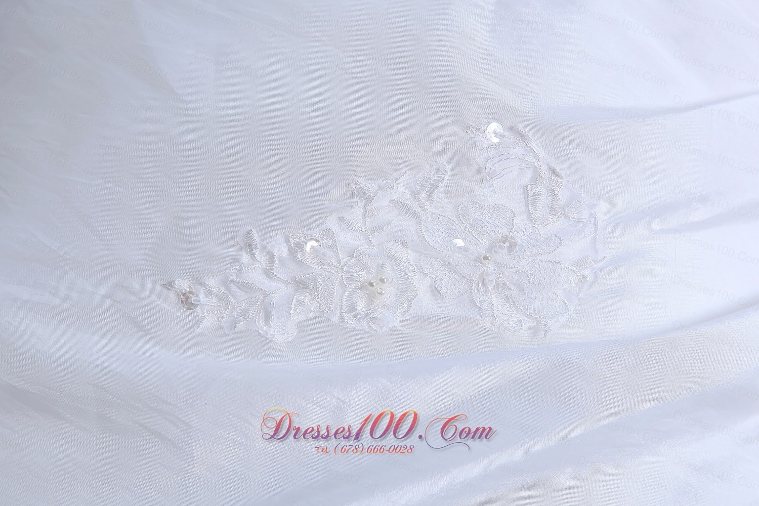 Bridal Dresses Appliques Square Tulle For Customers