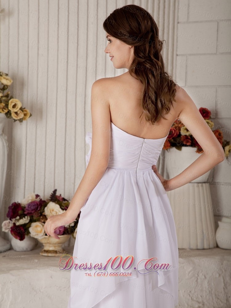 Classy Sweetheart Chiffon Empire Bridal Dress Beading