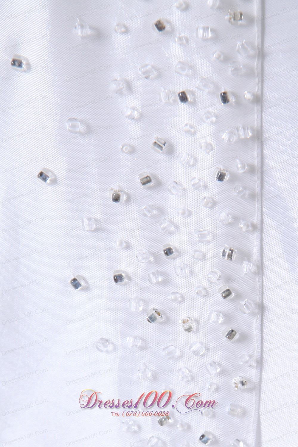 Classical A-line Straps Hall Wedding Dress Ruch Beading