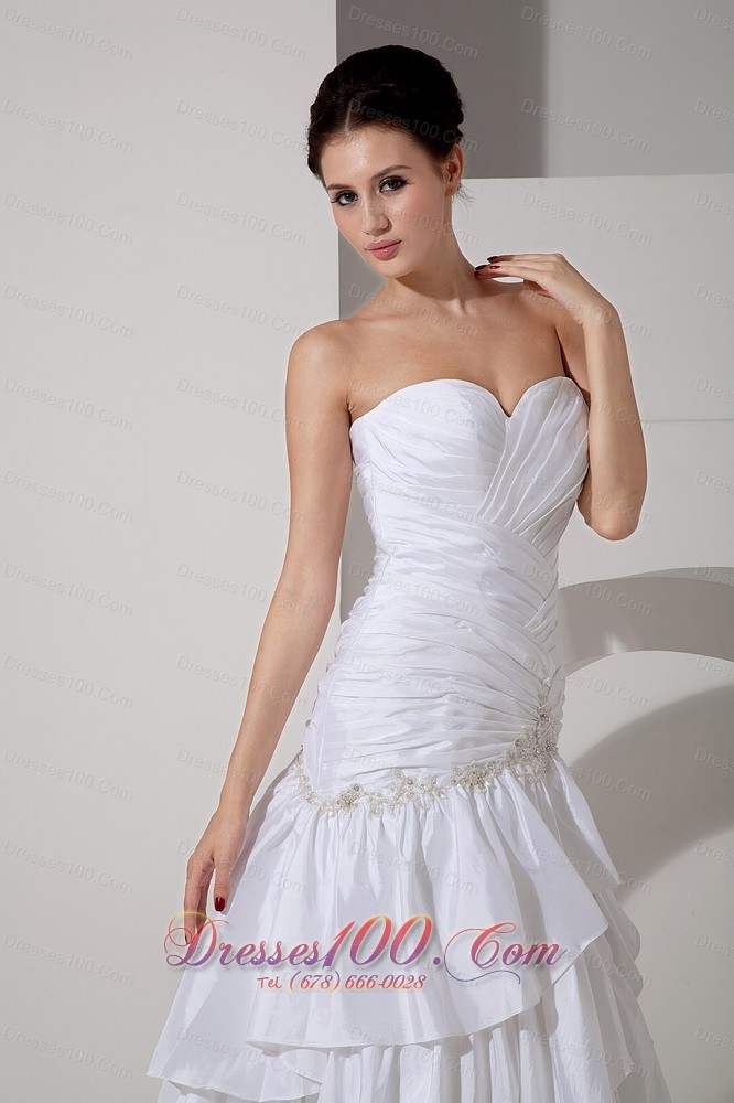 Beautiful Bridal Dress Mermaid Sweetheart Appliques Cheap