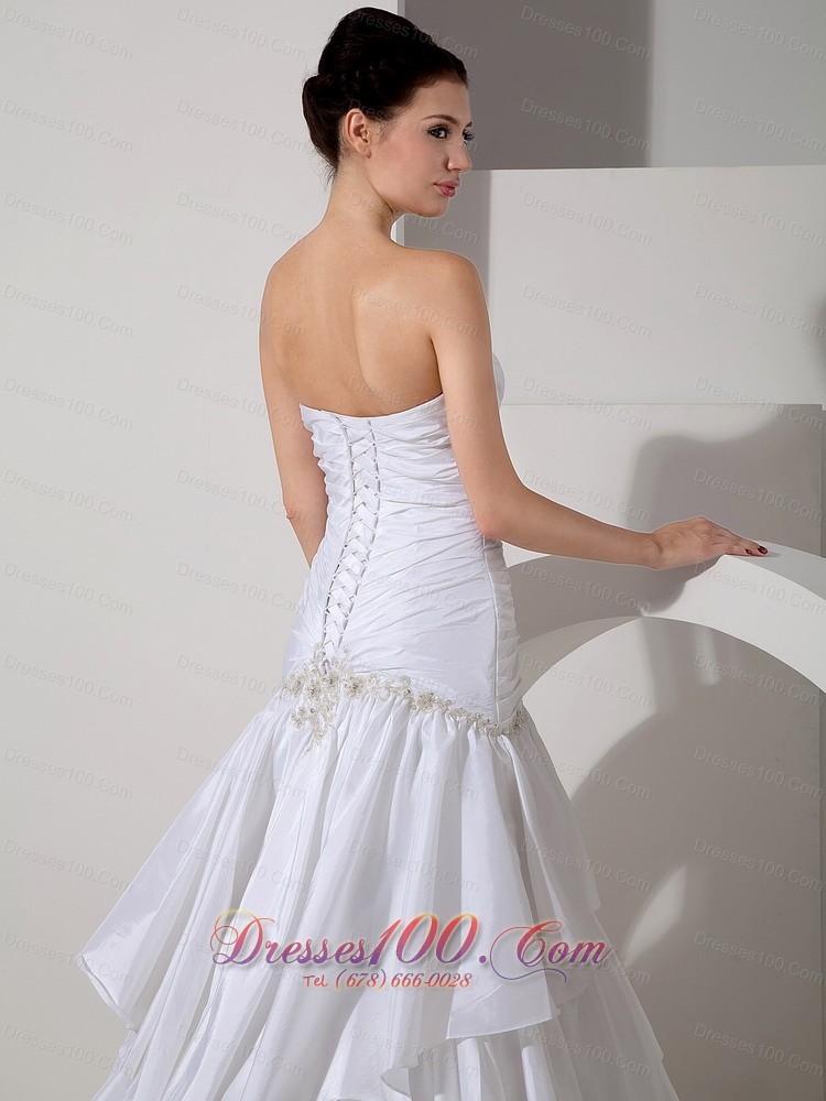 Beautiful Bridal Dress Mermaid Sweetheart Appliques Cheap