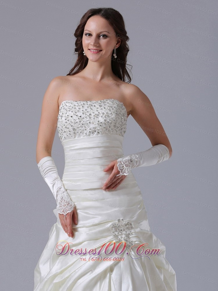 Clasp Beaded Luxurious Wedding Bridal Dress Appliques 2014