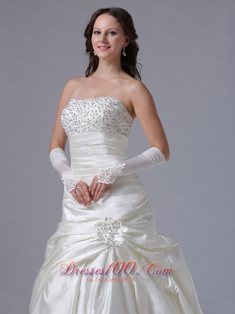 Clasp Beaded Luxurious Wedding Bridal Dress Appliques 2014