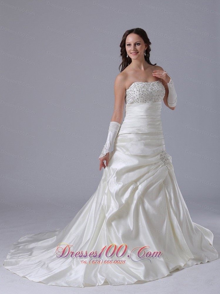 Clasp Beaded Luxurious Wedding Bridal Dress Appliques 2014