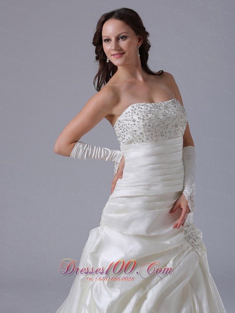 Clasp Beaded Luxurious Wedding Bridal Dress Appliques 2014