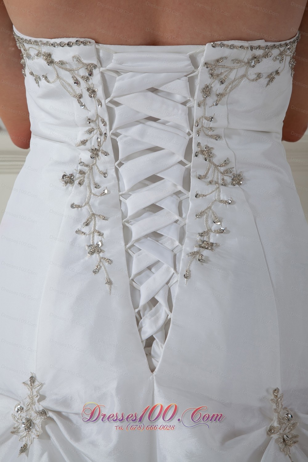 Brand New Plus Size Wedding Dress A-line Appliques Court