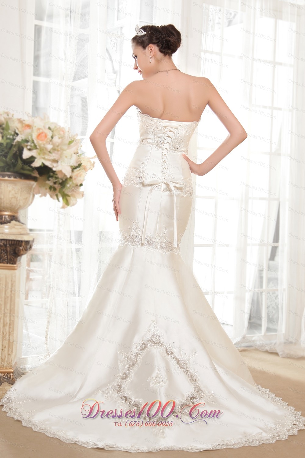 Exclusive Mermaid Lace Wedding Gowns Taffeta Beading