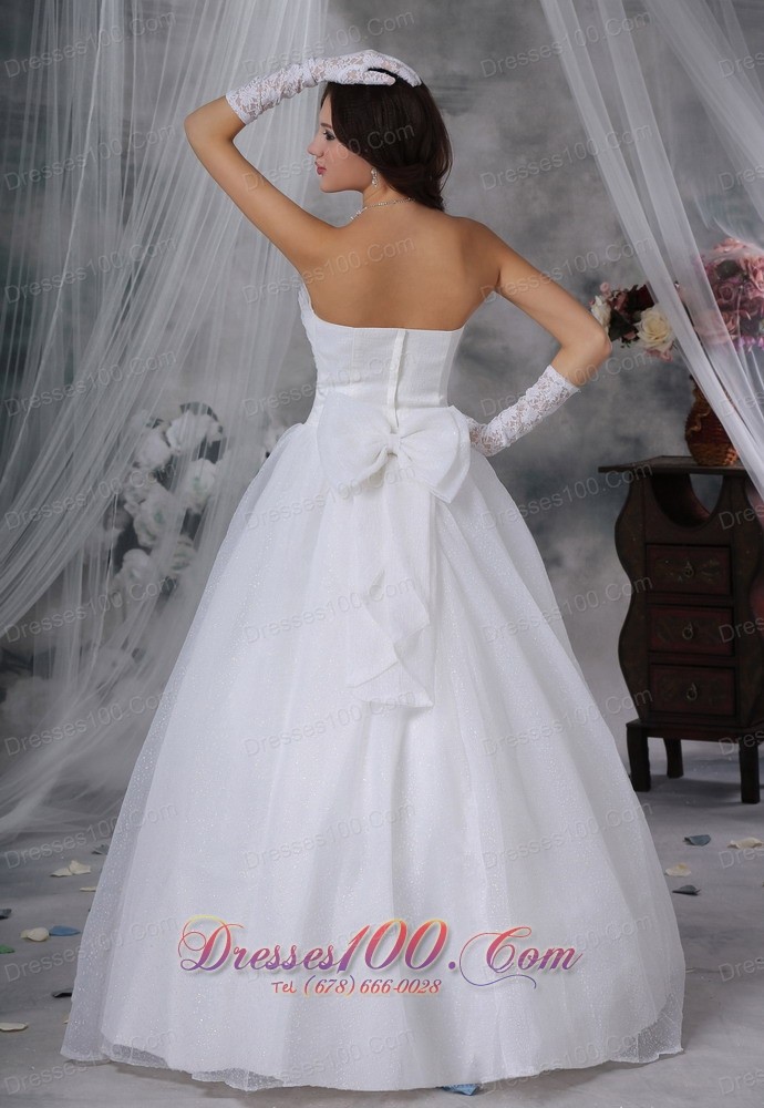 Beaded Strapless Ball Gown Wedding Dress