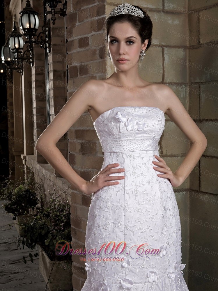 Mermaid Beaded Chapel Train Wedding Bridal Gowns