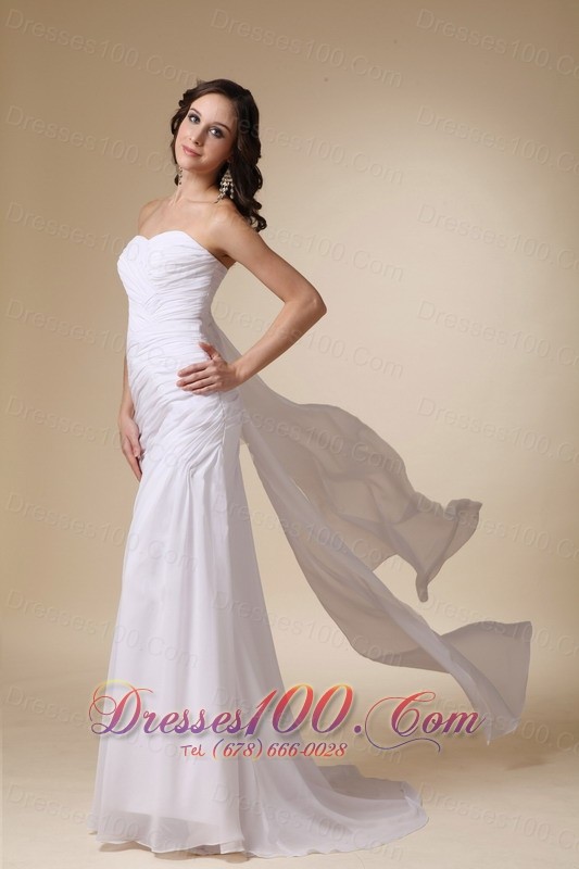 Elegant Classic Chiffon Beach Latest Wedding Gowns