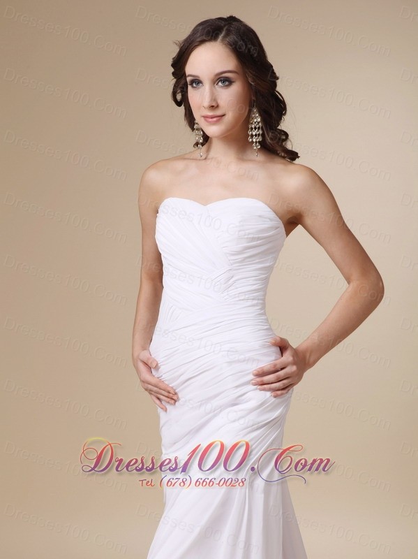 Elegant Classic Chiffon Beach Latest Wedding Gowns