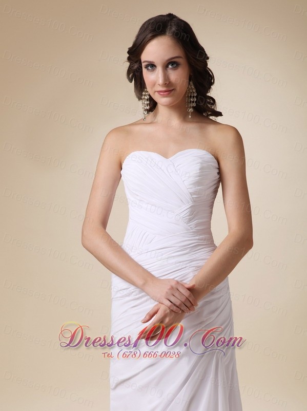 Elegant Classic Chiffon Beach Latest Wedding Gowns