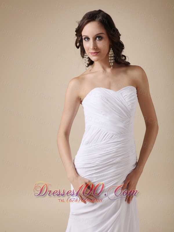 Elegant Classic Chiffon Beach Latest Wedding Gowns