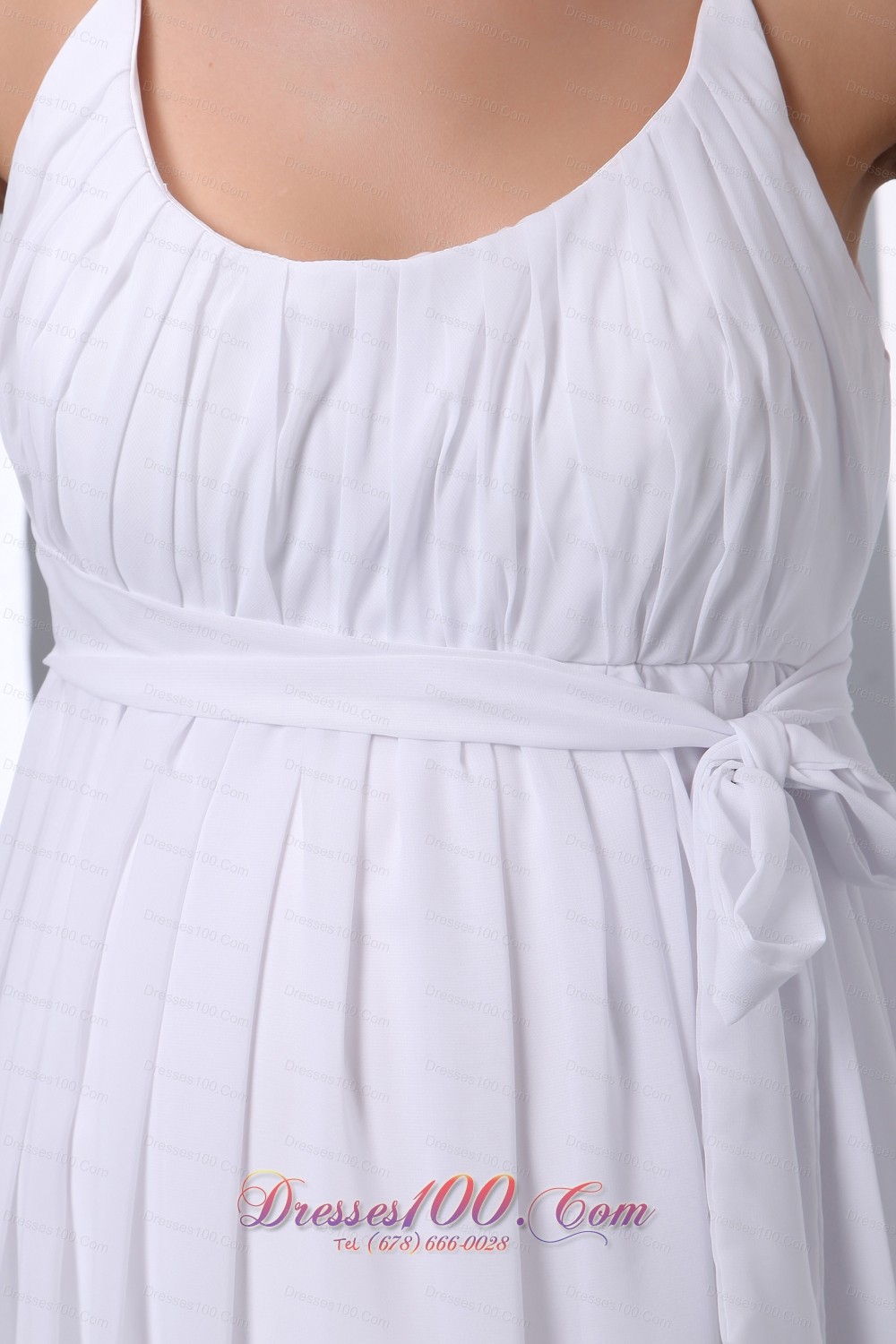 Elegant Classy Scoop Wedding Dress Chiffon Ruches