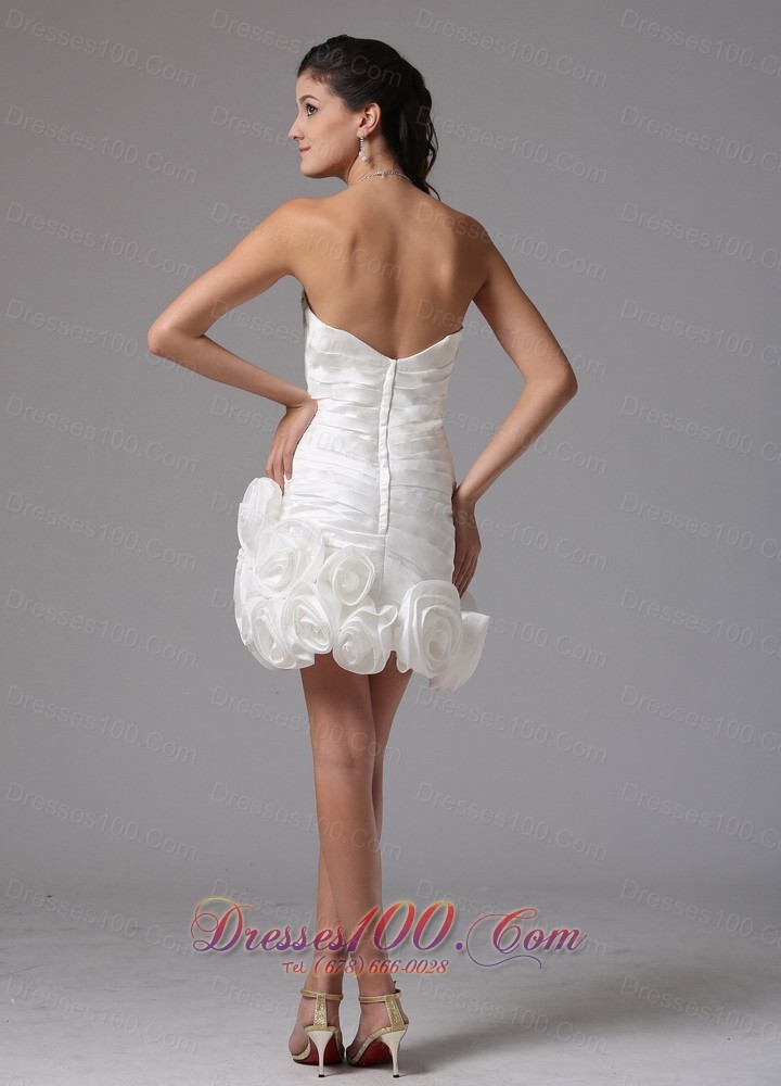 Inexpensive Column Sweetheart Beading Beach Wedding Dress