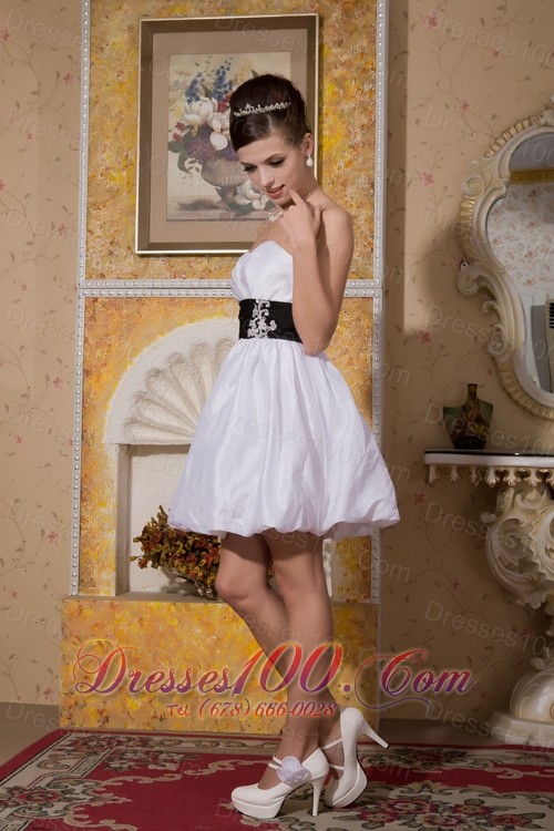 A-line Sweetheart Taffeta Sash Sexy Wedding Dress