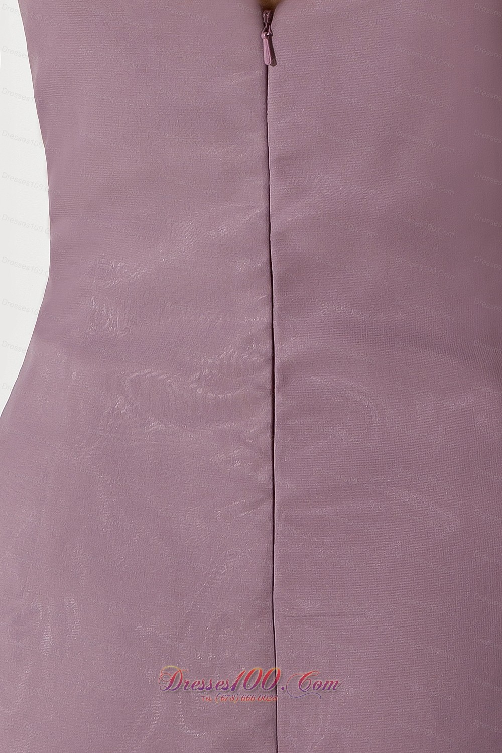 Rosy Brown Empire Scoop Prom Formal Wear Brush Train