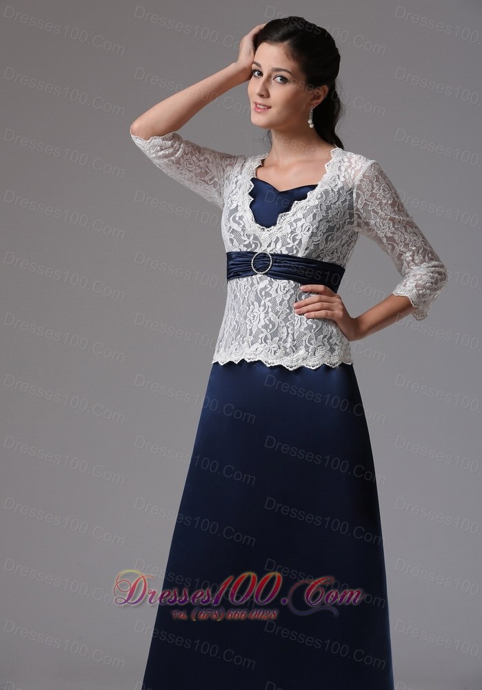 Mother Of The Dress With Long Sleeves and Lace