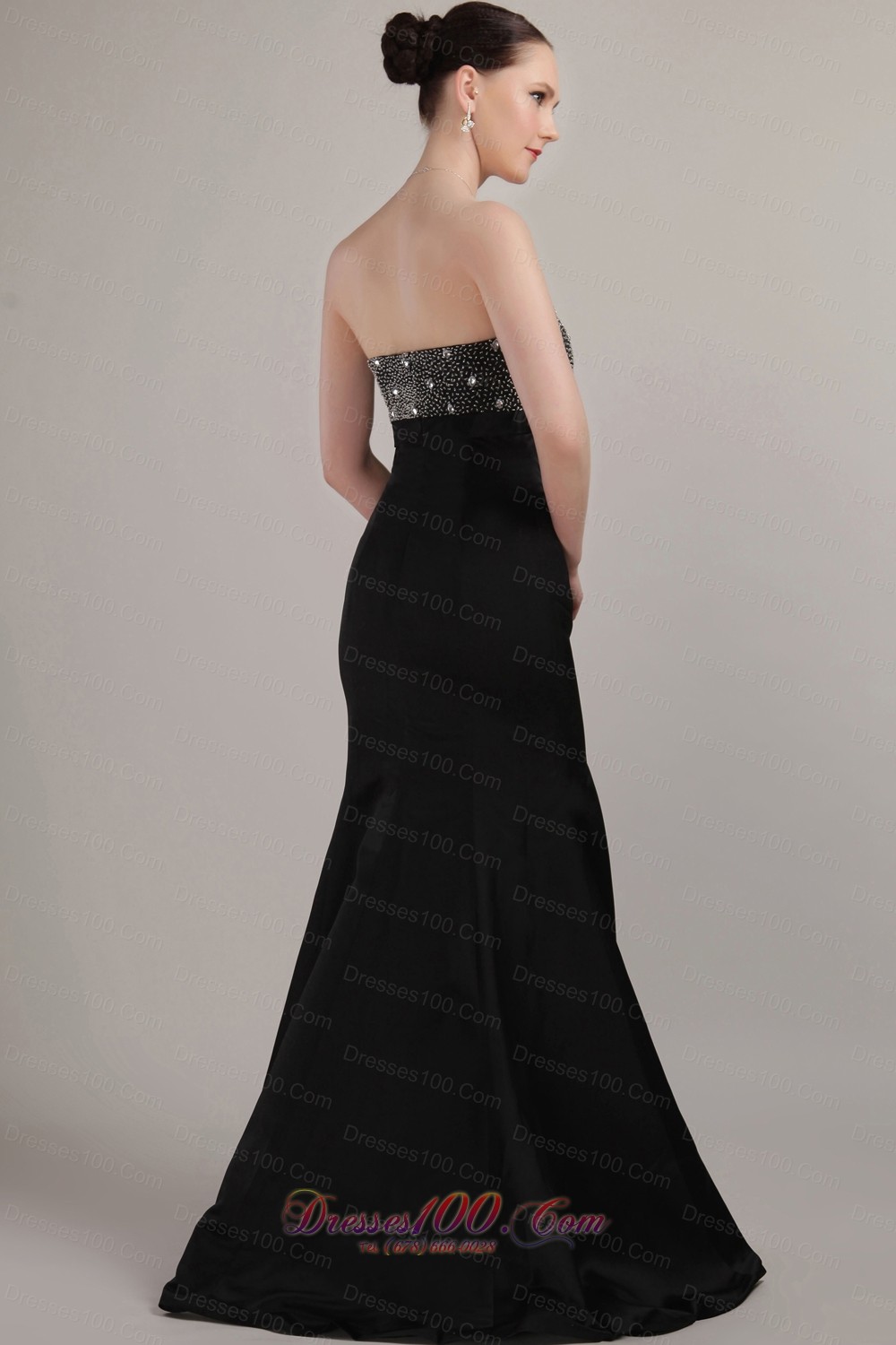 Matching Shawl Column Beadwork Mother Bride Dress