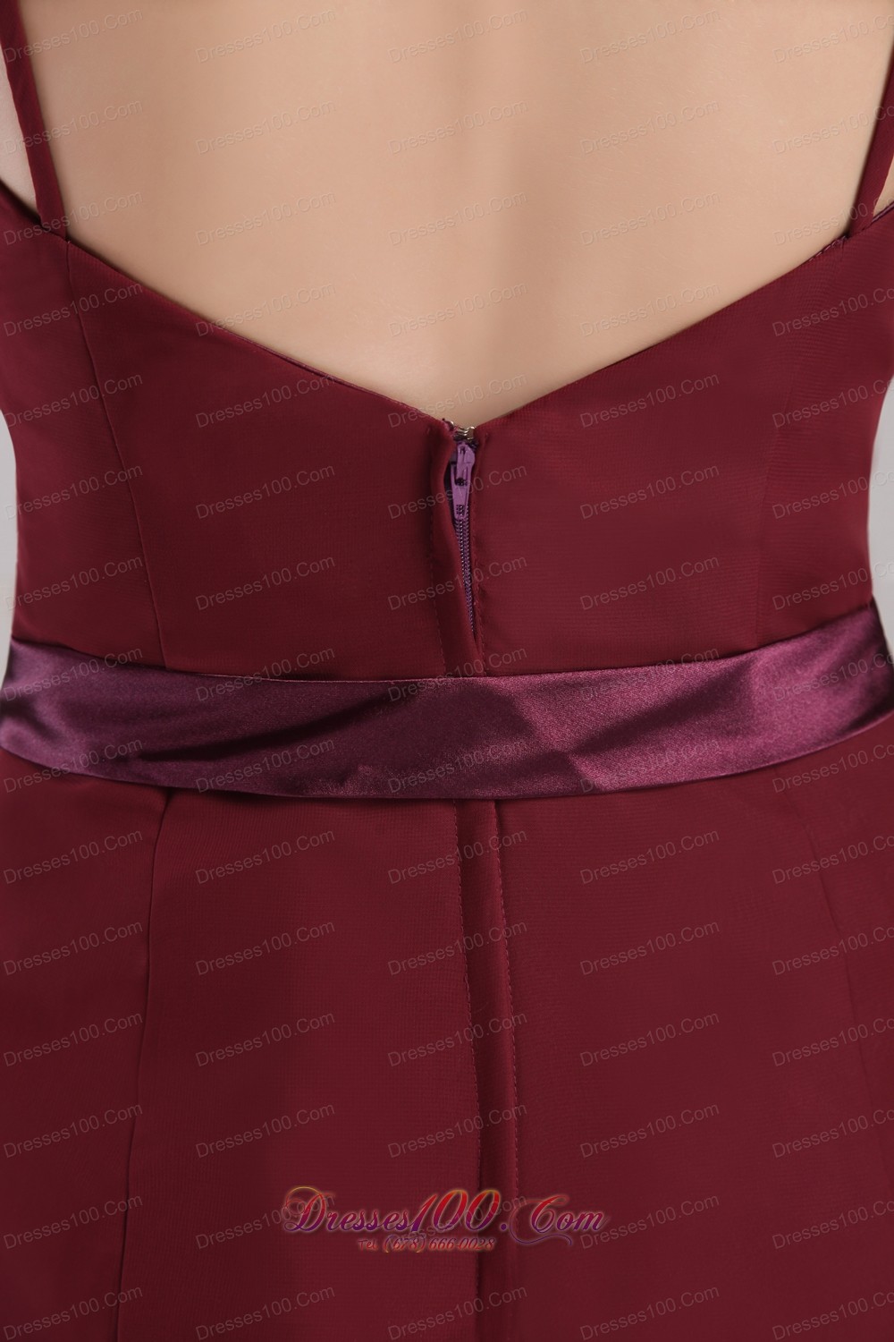 Layered Burgundy Mother Bride Dress With Lace Jacket