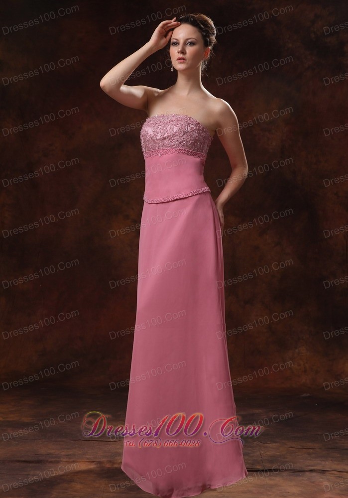 With Coat Appliques Chiffon Mother Of The Bride Dress